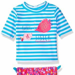 KIKO & MAN BLUE/PINK MULTI FISH LITTLE SISTER